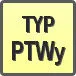 Piktogram - Typ: PTWy